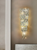 GobekUsa Crystal Wall Light: Elegant Luxury Night Lighting for Living Room, Bedroom, or Villa