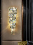 GobekUsa Crystal Wall Light: Elegant Luxury Night Lighting for Living Room, Bedroom, or Villa