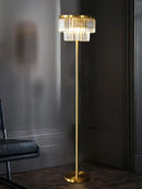GobekUsa Crystal Table Lamp Gray - Elegant Bedroom Nightstand Lighting