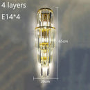 GobekUsa Crystal Wall Lamp: Elegant Lighting for Luxury Hotel, Club, Villa, Living Room, Office, Banquet