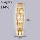 GobekUsa Crystal Wall Lamp: Elegant Lighting for Luxury Hotel, Club, Villa, Living Room, Office, Banquet