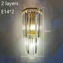 GobekUsa Crystal Wall Lamp: Elegant Lighting for Luxury Hotel, Club, Villa, Living Room, Office, Banquet
