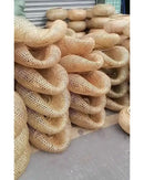 GobekUsa Bamboo Chandelier: Handwoven LED Ceiling Pendant for Home Decor