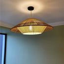 GobekUsa Hemp Rope Rattan Weave LED Chandelier for Home Decor and Lighting