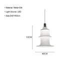 GobekUsa Cream Silk Japanese LED Floor Lamp for Modern Living Room Décor