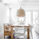 GobekUsa Bamboo Weaving LED Pendant Lights for Home Decor and Dining Room