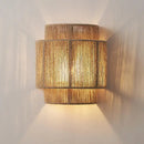 GobekUsa Hemp Rope Wall Lamp for Bedroom and Living Room