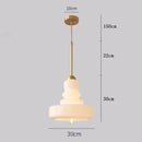 GobekUsa Glass Pendant Lights Ceiling Suspension for Kitchen Island Bedroom Living Dining Room