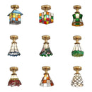 GobekUsa Glass LED Ceiling Lights Modern Art Decor for Home Living Room Lighting