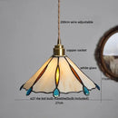 GobekUsa Glass Copper LED Pendant Lamp for Dining Room, Nordic Modern Hanging Light Fixtures
