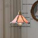 GobekUsa Glass Copper LED Pendant Lamp for Dining Room, Nordic Modern Hanging Light Fixtures