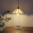GobekUsa Glass Copper LED Pendant Lamp for Dining Room, Nordic Modern Hanging Light Fixtures