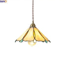 GobekUsa Glass Copper LED Pendant Lamp for Dining Room, Nordic Modern Hanging Light Fixtures