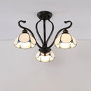 GobekUsa Handcrafted Tiffany Glass Chandelier for Living Room Ceiling