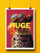 GobekUsa Tiger Canvas Wall Art Print - Vibrant Animal Bubble Style