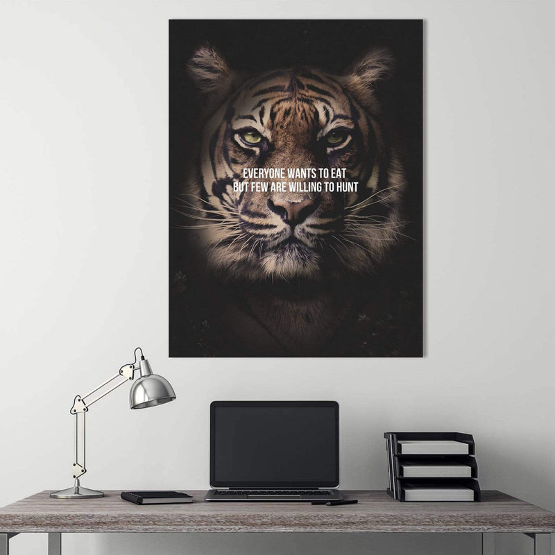 Tiger Hunt Canvas