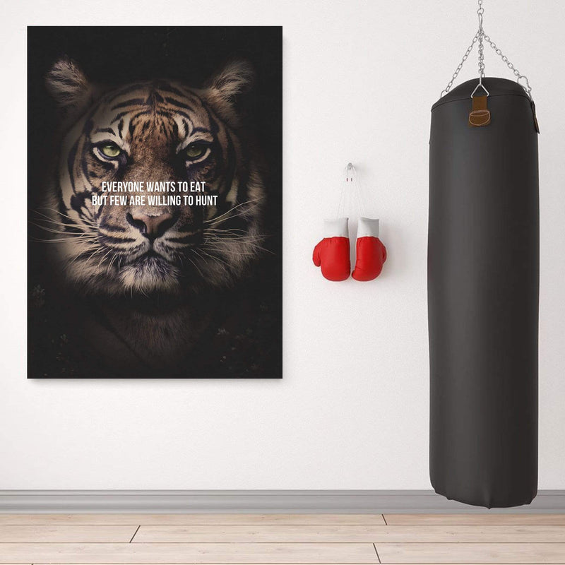 Tiger Hunt Canvas