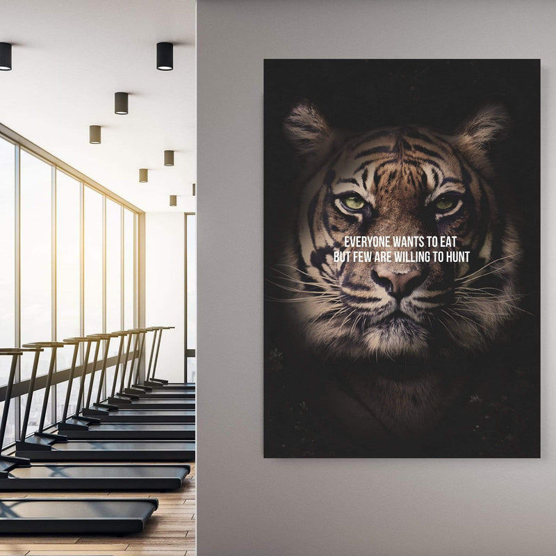 Tiger Hunt Canvas