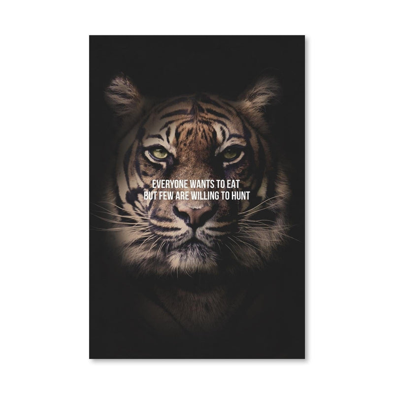 Tiger Hunt Canvas