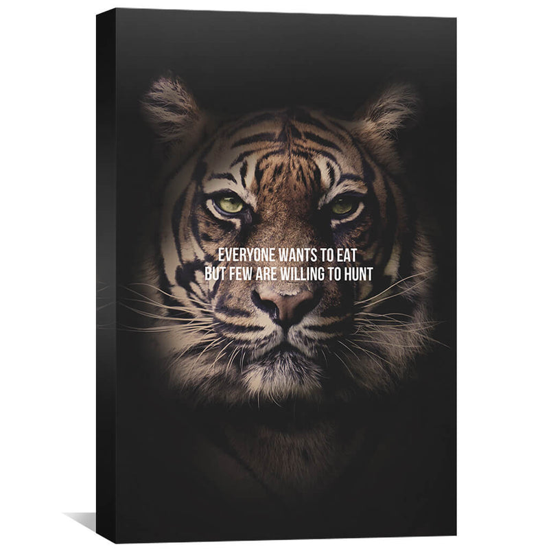 Tiger Hunt Canvas