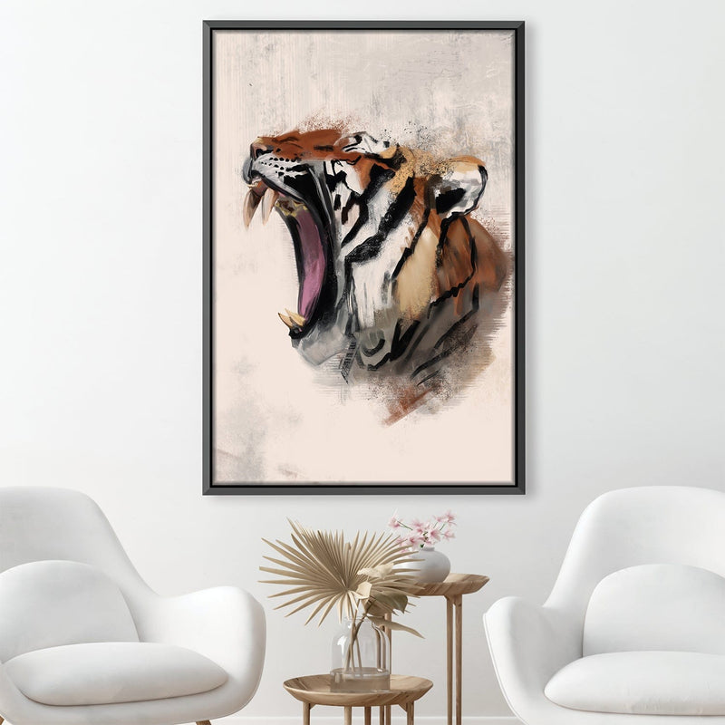 Tiger Roar Canvas