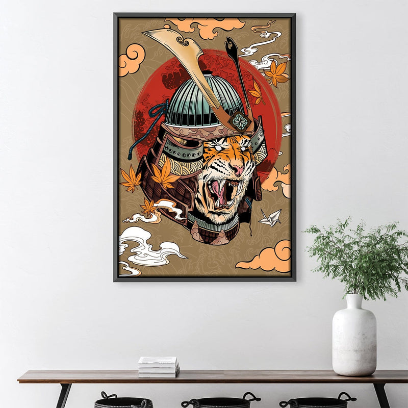 Tiger Samurai Canvas