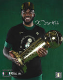 Xavier Tillman 2024 NBA Trophy Autographed Boston Celtics 8" x 10" Championship Photo by Dynasty Sports & Framing