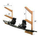 TidyTimber Wakeboard Storage Wood Rack | Holds 3 Wakeboards by StoreYourBoard