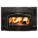 Timberwolf Wood-Burning Cast-Iron Majolica Brown Fireplace Insert [TI3T-1] (SAK25840)
