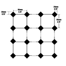 12 Bottle Timber Wine Rack | 3x3 Configuration