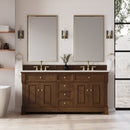 James Martin Brookfield 72" Double Bathroom Vanity, Honey Oak
