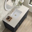 James Martin Myrrin 48" Single Bathroom Vanity, Carbon Oak