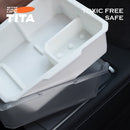 TITA Center Console Storage Box for Model 3/Y | Drawer Design | Food-Grade Silicone | 3 Colors