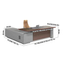 Myer · Modern Executive L-Shaped Desk by Arc Grove
