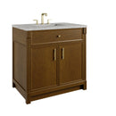 James Martin Bellshire 36" Single Bathroom Vanity, Honey Oak