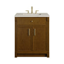 James Martin Bellshire 30" Single Bathroom Vanity, Honey Oak