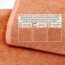 Cotton Textured Bath Towel Set - Acacia Collection by Great Bay Home