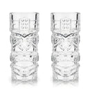 Pacific Crystal Tiki Glasses Set of 2 by Viski