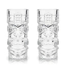 Pacific Crystal Tiki Glasses Set of 2