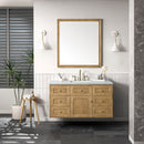 James Martin Laurent 48" Dual Mount Single Bathroom Vanity, Light Natural Oak