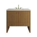 James Martin Hudson 36" Single Bathroom Vanity, Honey Oak