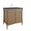 James Martin Kinnsden 36" Single Bathroom Vanity, Weathered Oak