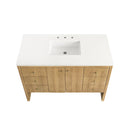 James Martin Hudson 48" Single Bathroom Vanity, Light Natural Oak