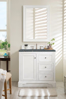 James Martin De Soto 36" Single Bathroom Vanity, Bright White