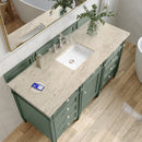 James Martin Brittany 60" Single Bathroom Vanity, Smokey Celadon