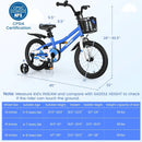 16 Inch Kids Bike with Removable Training Wheels by LJGDeals