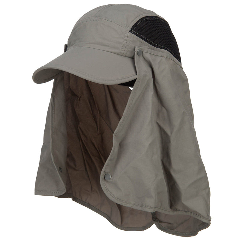 Taslon UV Cap with Removable Neck Flap