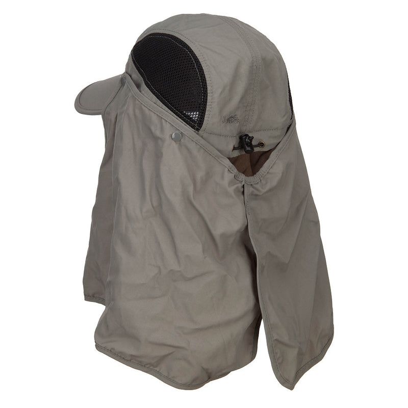 Taslon UV Cap with Removable Neck Flap