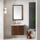 James Martin Amberly 30" Dual Mount Single Bathroom Vanity, Mid-Century Walnut