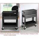 Rolling Mechanics Tool Cart Slide Top Utility Storage Cabinet Organizer 2 Drawers by LJGDeals